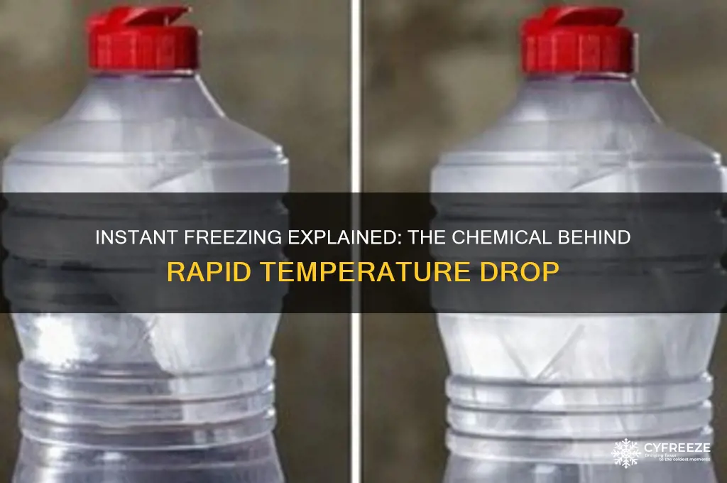 what is the chemical used for instant freezing
