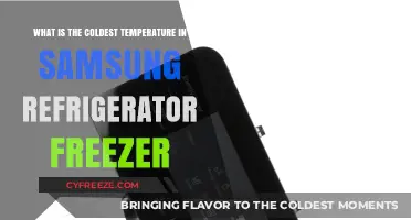 Samsung Freezer's Lowest Temperature: A Comprehensive Guide to Optimal Cooling