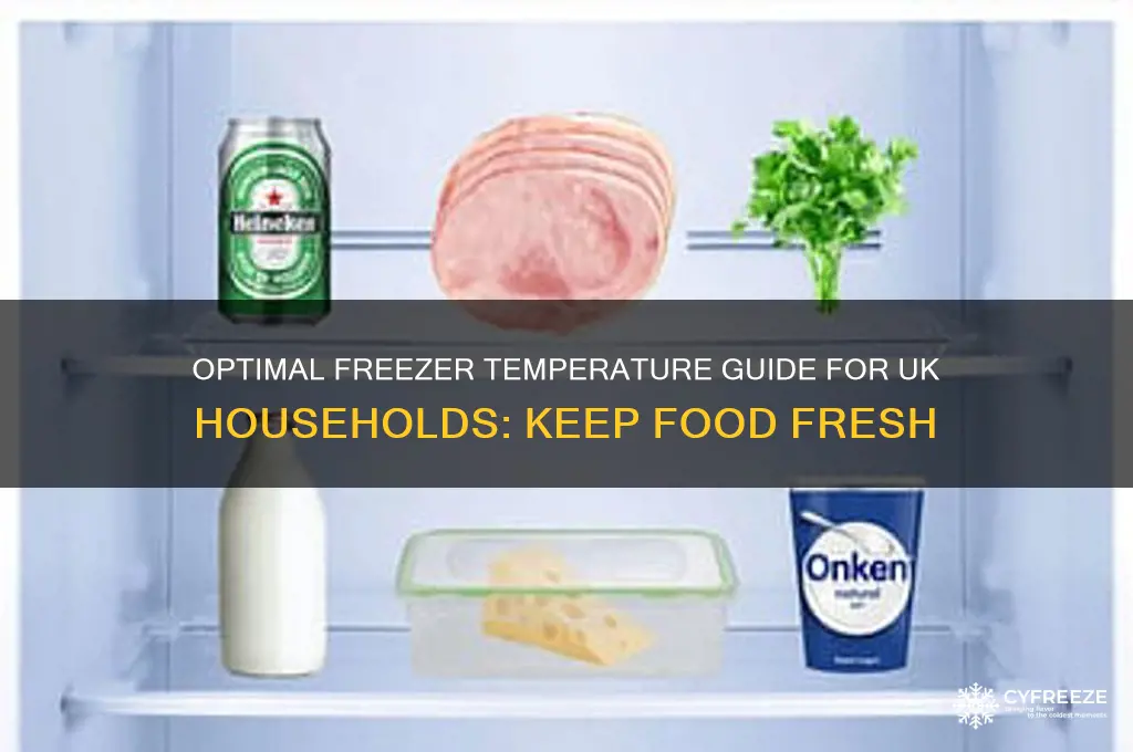 what is the correct temperature for a freezer uk