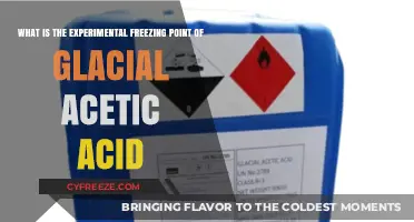 Experimental Freezing Point of Glacial Acetic Acid: A Detailed Analysis
