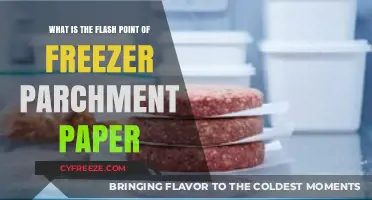 Understanding the Flash Point of Freezer Parchment Paper: Safety Insights