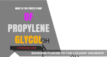 Understanding Propylene Glycol's Freeze Point: A Comprehensive Guide