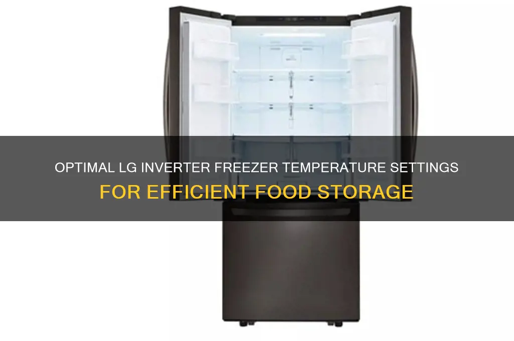 what is the freezer temperature for lg inverter