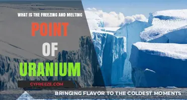 Uranium's Freezing and Melting Points: Unveiling the Element's Phase Transitions