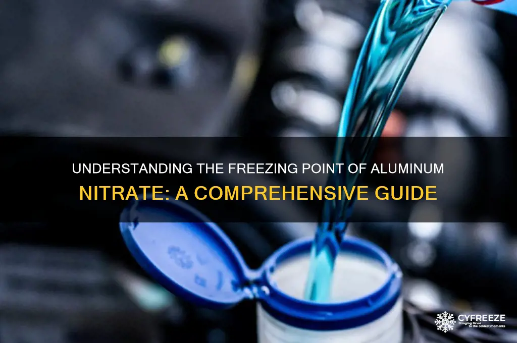 what is the freezing point aluminum nitrate
