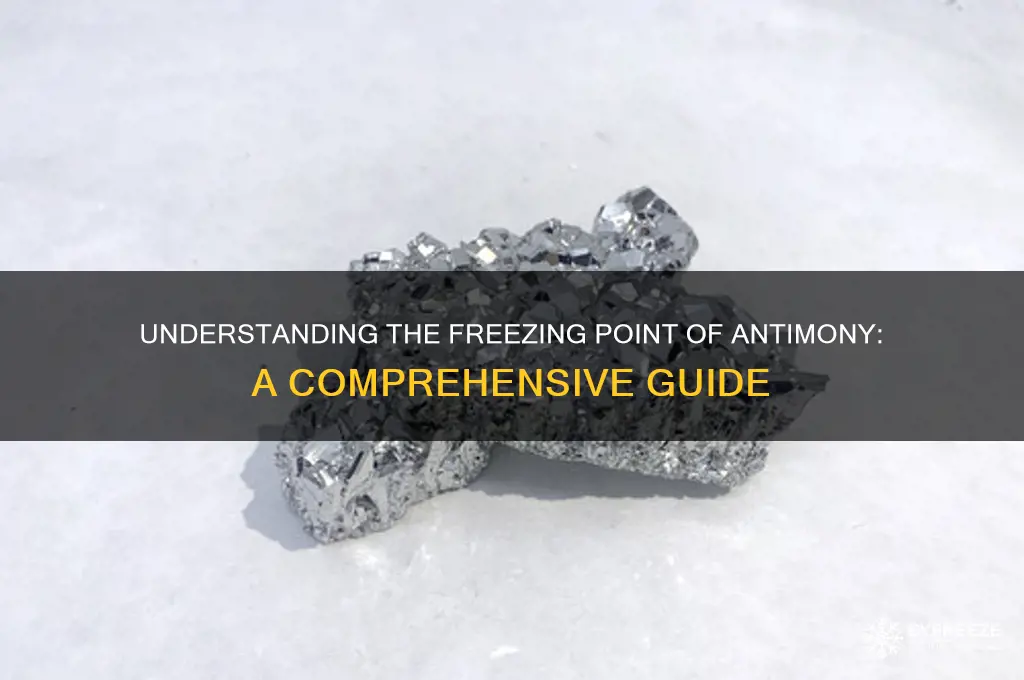 what is the freezing point antimony