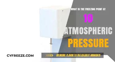 Freezing Point Explained: Understanding 10 Atmospheric Pressure Conditions