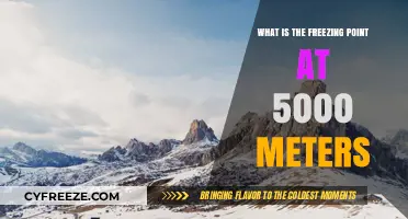 Freezing Point at 5000 Meters: Understanding High-Altitude Temperatures
