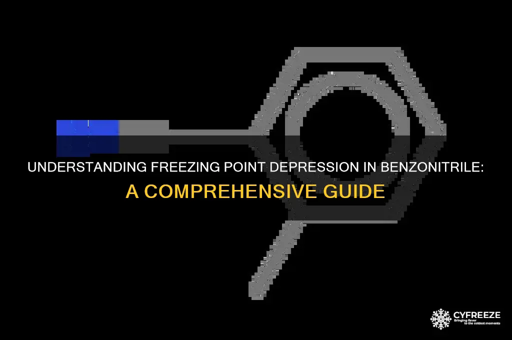 what is the freezing point depression benzonitrile