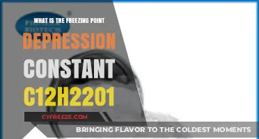 Understanding Freezing Point Depression Constant for C12H22O1 in Chemistry