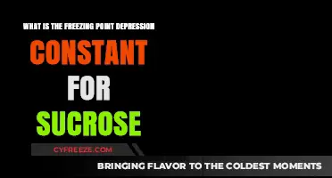 Understanding Sucrose's Freezing Point Depression Constant: A Comprehensive Guide