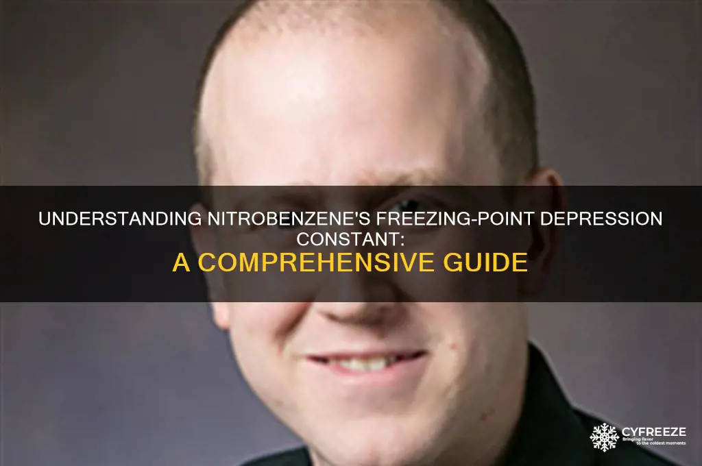 what is the freezing-point depression constant of nitrobenzene