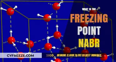 Understanding the Freezing Point of Sodium Bromide (NaBr)