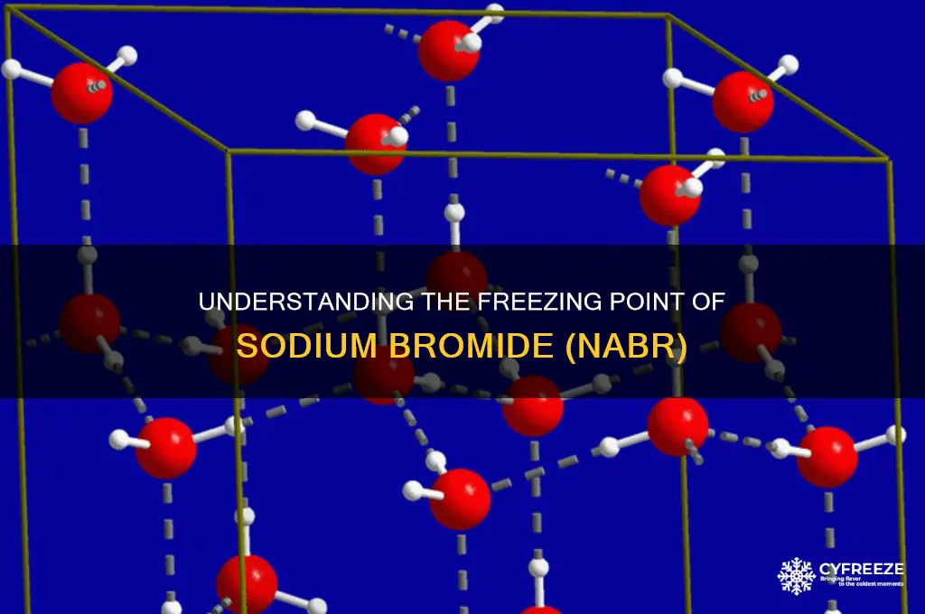 what is the freezing point nabr