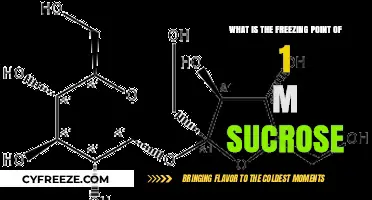 Understanding the Freezing Point of 1 M Sucrose Solution