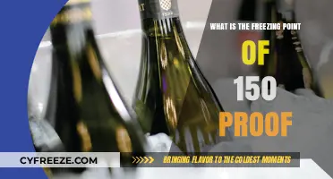 Understanding the Freezing Point of 150 Proof Alcohol: A Guide