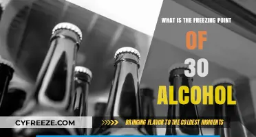 Understanding the Freezing Point of 30% Alcohol Solutions