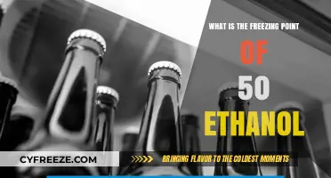Understanding the Freezing Point of 50% Ethanol Solutions