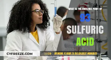 Understanding the Freezing Point of 93% Sulfuric Acid: A Comprehensive Guide