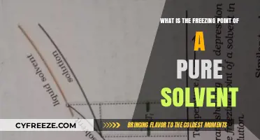 Understanding the Freezing Point of Pure Solvents: A Comprehensive Guide