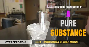 Understanding the Freezing Point of Pure Substances: A Comprehensive Guide
