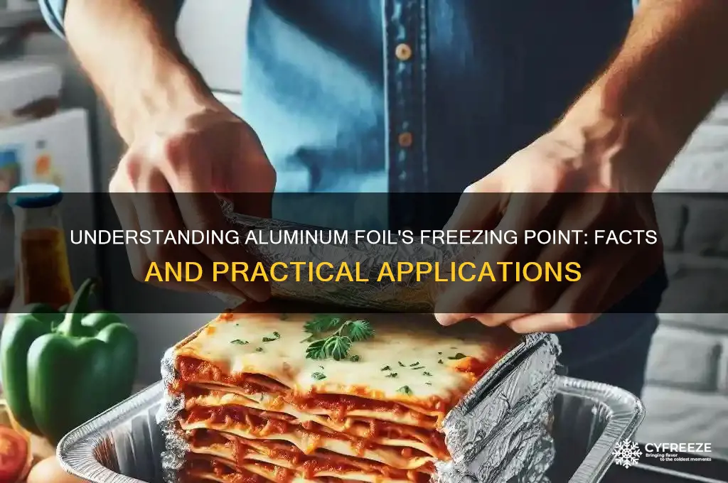 what is the freezing point of aluminum foil