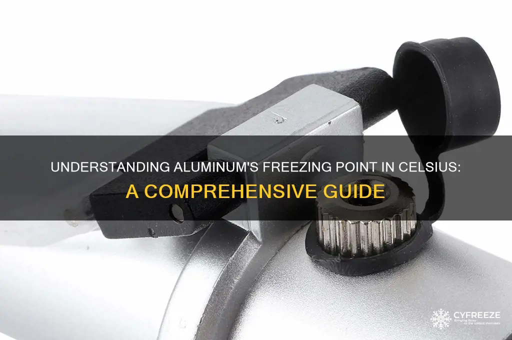 what is the freezing point of aluminum in celsius