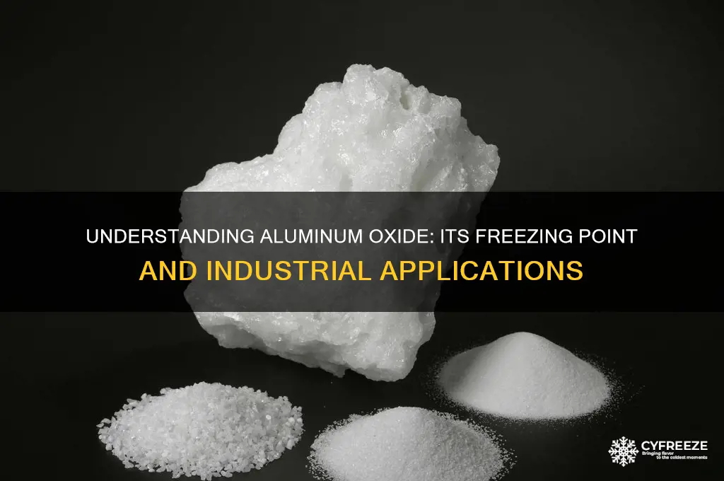 what is the freezing point of aluminum oxide