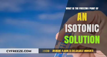 Understanding the Freezing Point of Isotonic Solutions: A Comprehensive Guide