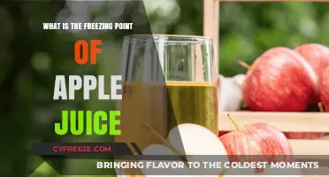 Discover the Freezing Point of Apple Juice: A Complete Guide