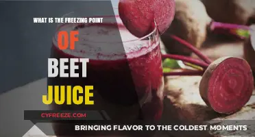Discovering the Freezing Point of Beet Juice: A Comprehensive Guide