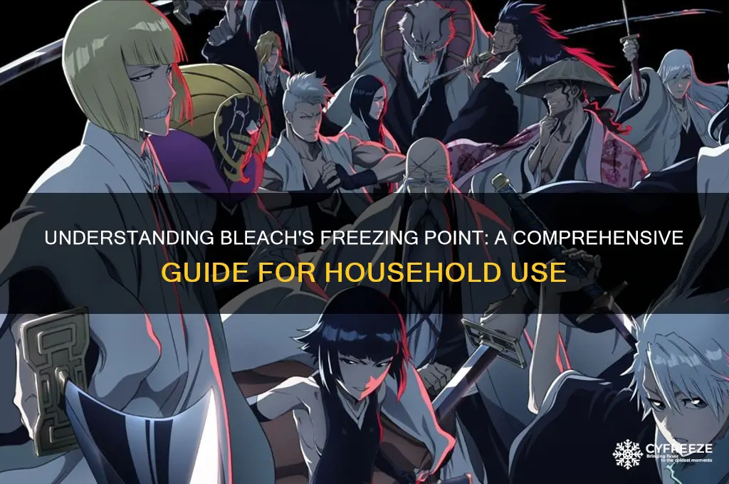 what is the freezing point of bleech