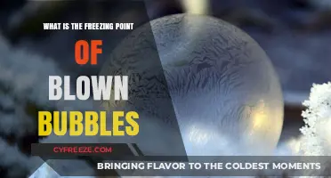 Exploring the Freezing Point of Blown Bubbles: A Fascinating Science