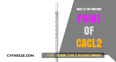 Understanding the Freezing Point of Calcium Chloride (CaCl2) Solution