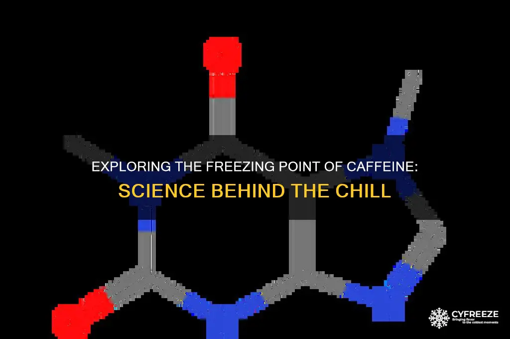 what is the freezing point of caffeine