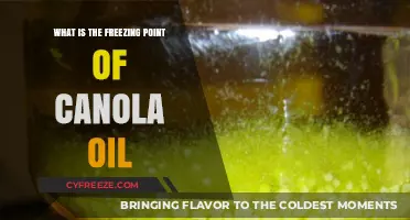 Understanding Canola Oil's Freezing Point: A Comprehensive Guide