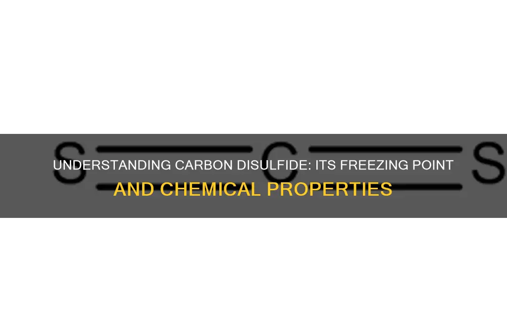 what is the freezing point of carbon disulfide