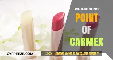 Discovering Carmex's Freezing Point: A Lip Care Essential's Cold Tolerance