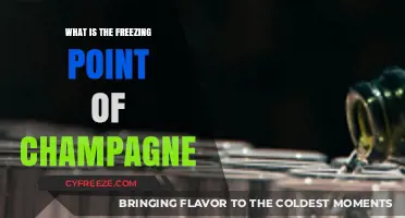 Champagne's Freezing Point: Unveiling the Chilling Truth Behind the Bubbles