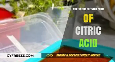 Understanding the Freezing Point of Citric Acid: A Comprehensive Guide
