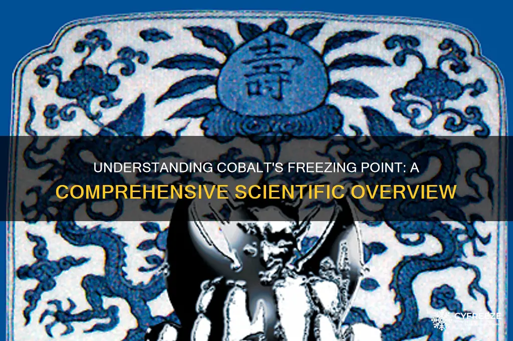 what is the freezing point of cobalt