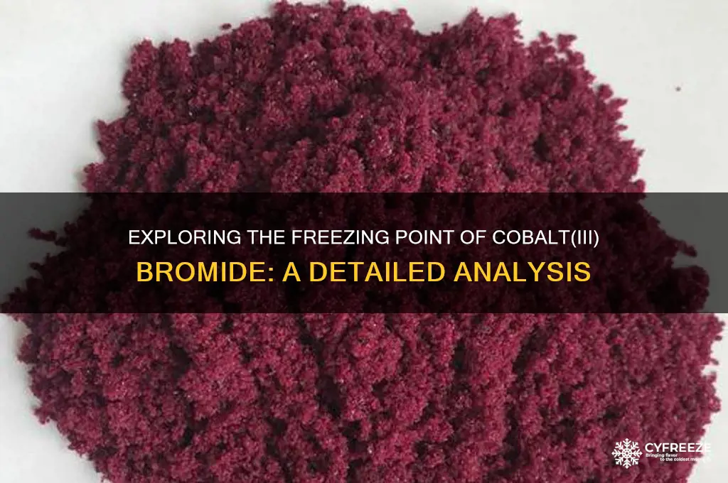 what is the freezing point of cobr3