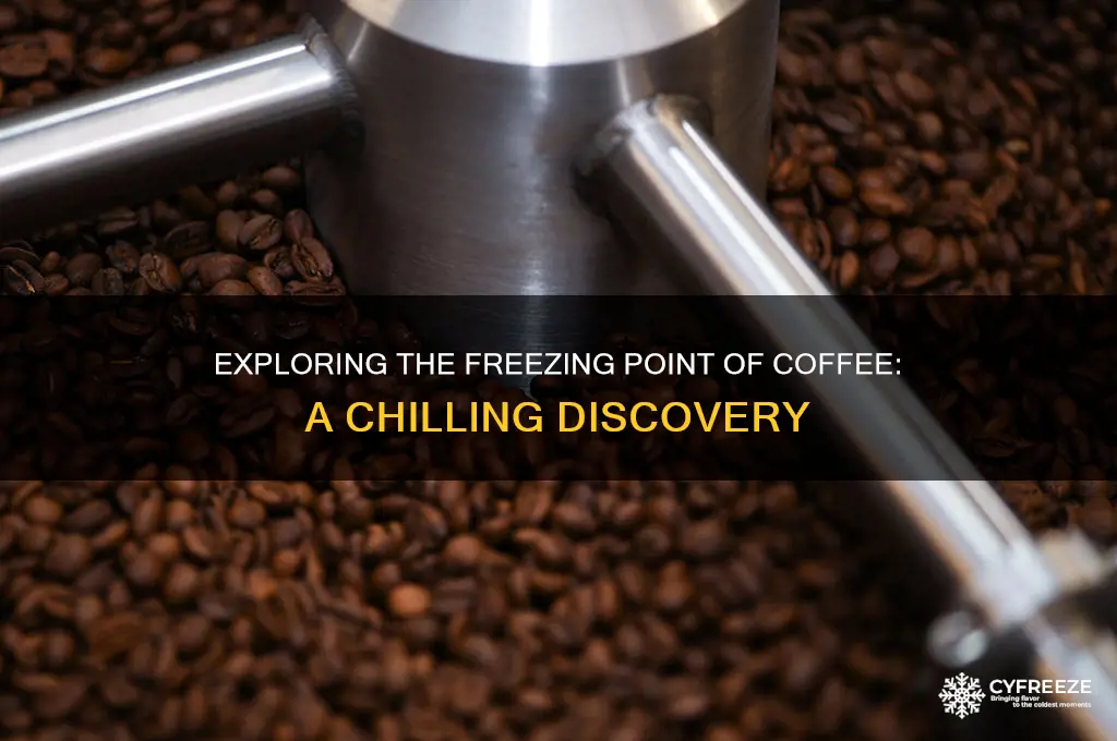 what is the freezing point of coffee