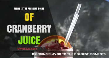 Discovering the Freezing Point of Cranberry Juice: A Complete Guide