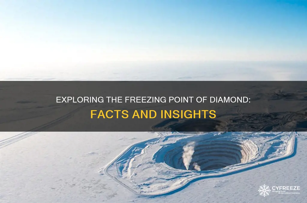 what is the freezing point of diamond