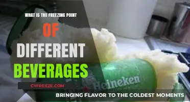 Exploring the Freezing Points of Popular Beverages: A Chilling Guide