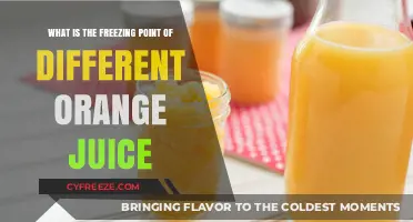 Exploring the Freezing Points of Various Orange Juice Varieties
