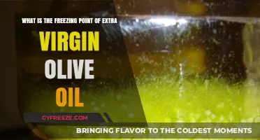 Extra Virgin Olive Oil's Freezing Point: A Culinary Science Insight