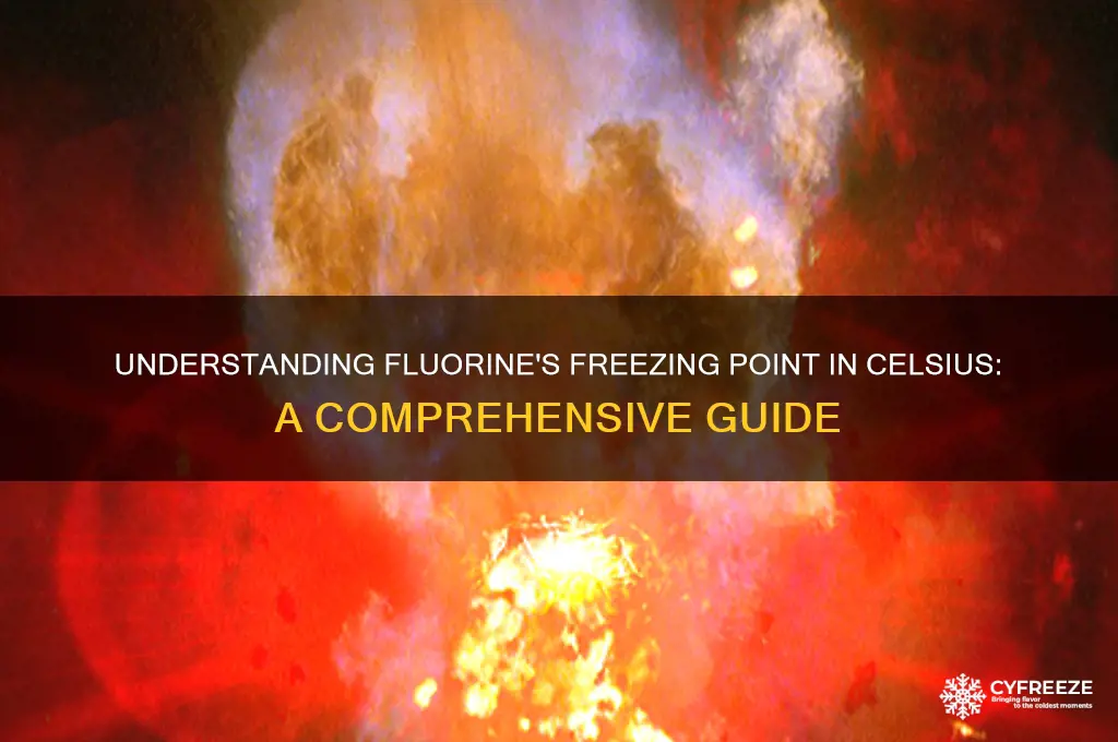 what is the freezing point of florine celcius