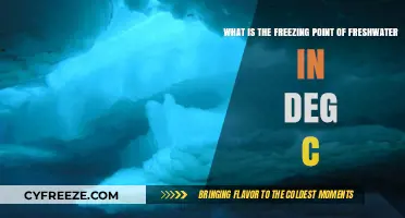 Understanding the Freezing Point of Freshwater in Degrees Celsius